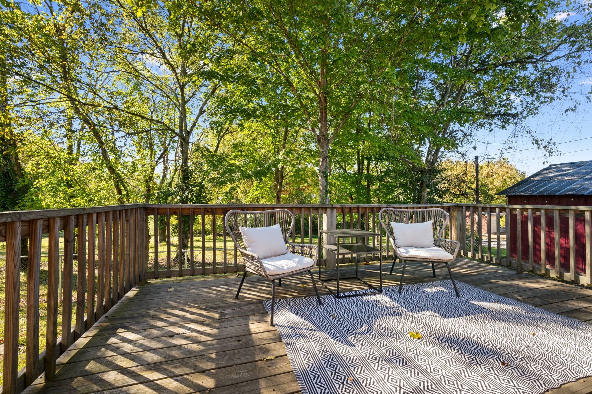1105 Taylortown Road White Bluff, TN 37187 - Photo 24 of 27 a view of a chairs on deck and wooden floor