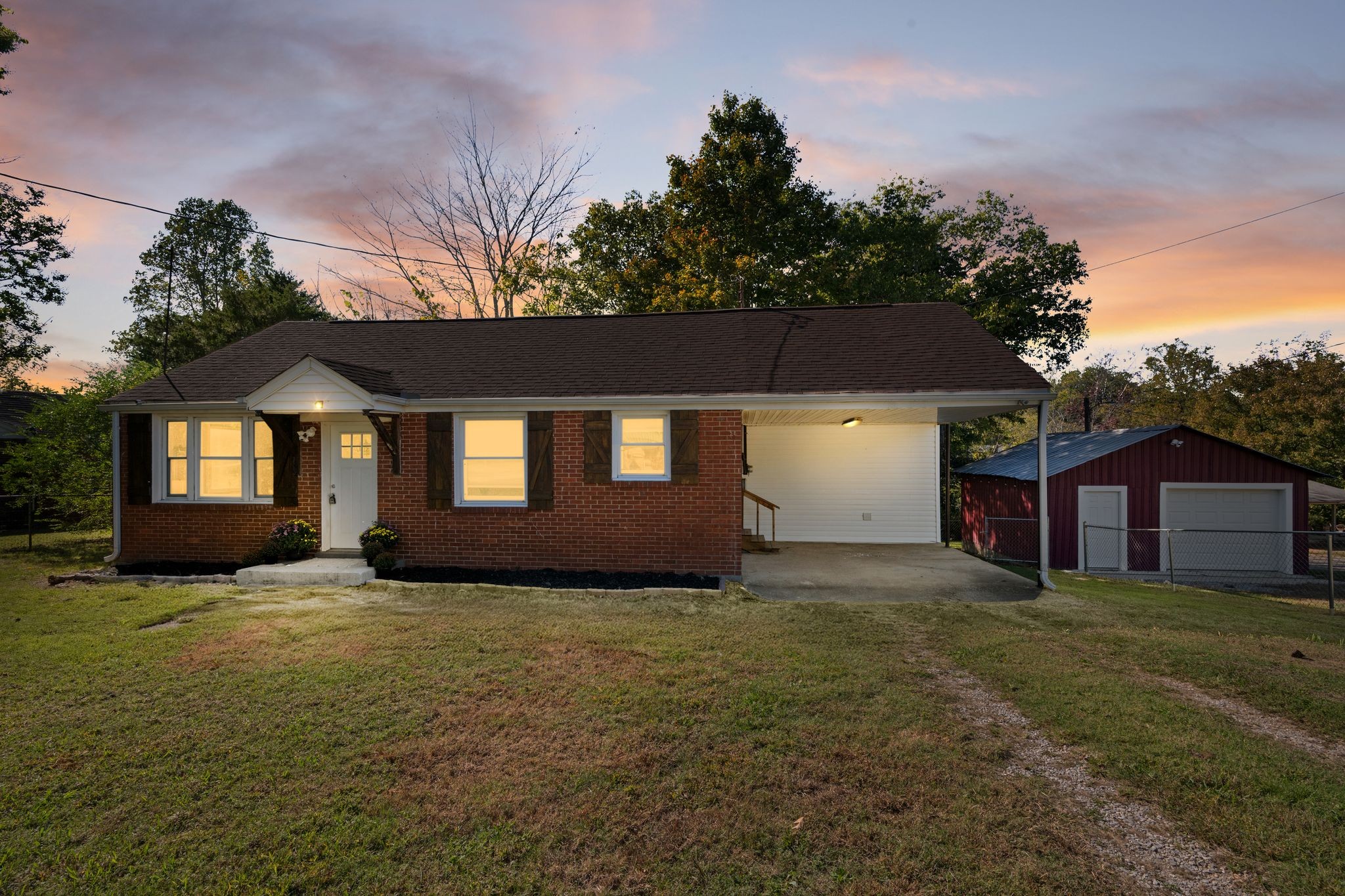 1105 Taylortown Road White Bluff, TN 37187 - Photo 27 of 27 a view of a house with a yard