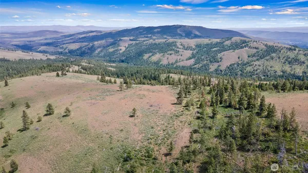 a view of city and mountain