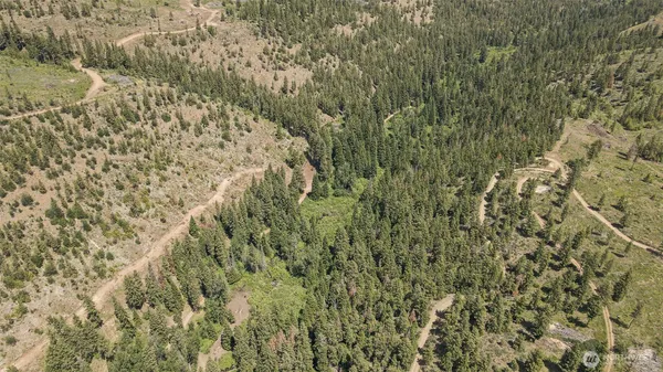 a view of a lake with mountains in the background