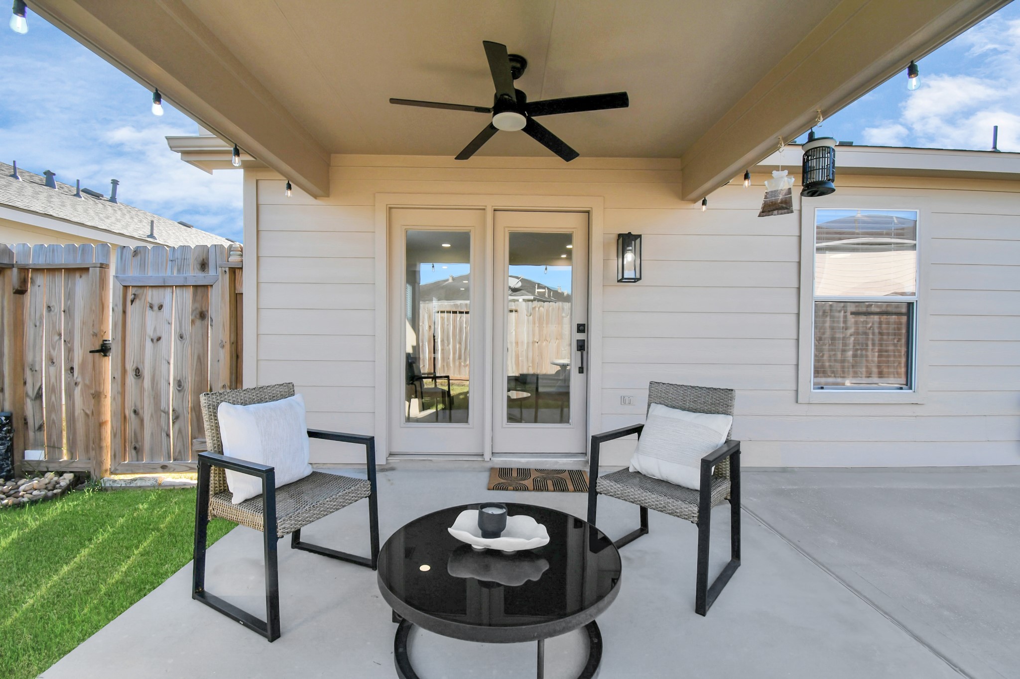 3315 Legends Landing Drive Spring, TX 77386 - Photo 31 of 35 enjoy the evenings in this cozy backyard