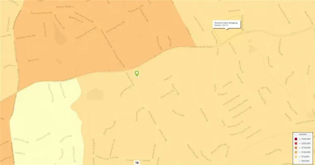 a view of a door with a street