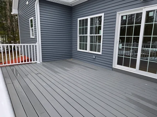 a view of a house with deck