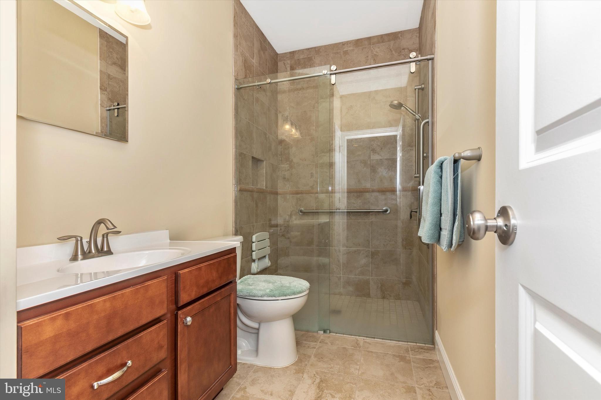 484 Hopewell Road Downingtown, PA 19335 - Photo 24 of 112 In-Law Suite full bath with tiled walk-in shower