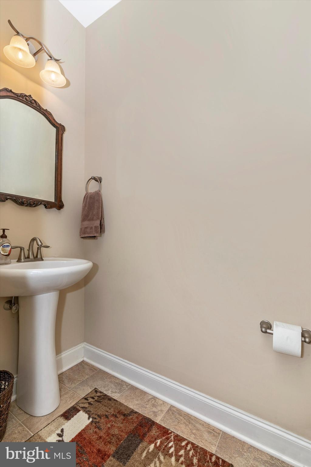 484 Hopewell Road Downingtown, PA 19335 - Photo 26 of 112 First floor half bath with pedestal sink