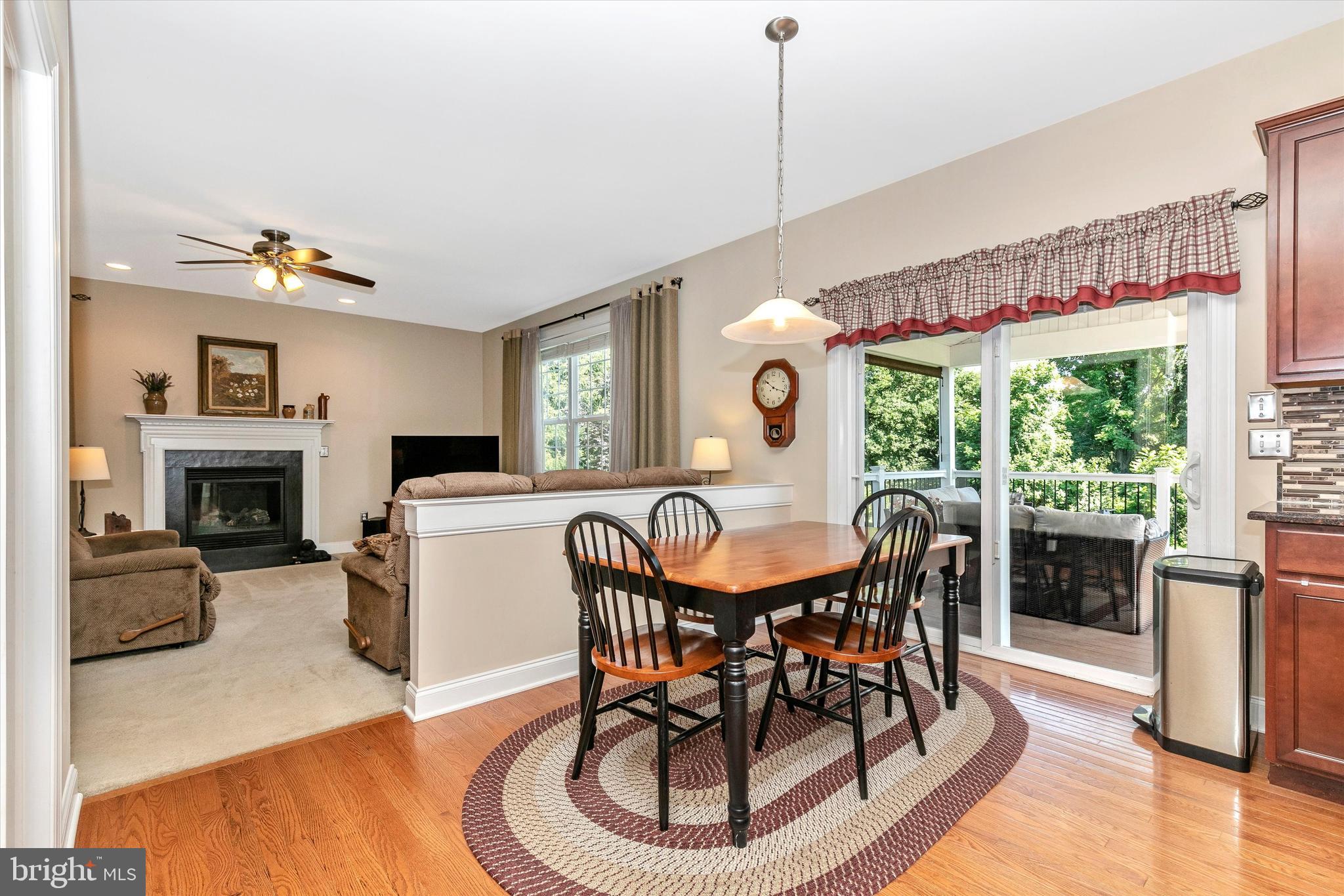 484 Hopewell Road Downingtown, PA 19335 - Photo 10 of 112 Breakfast area in kitchen with sliders to deck