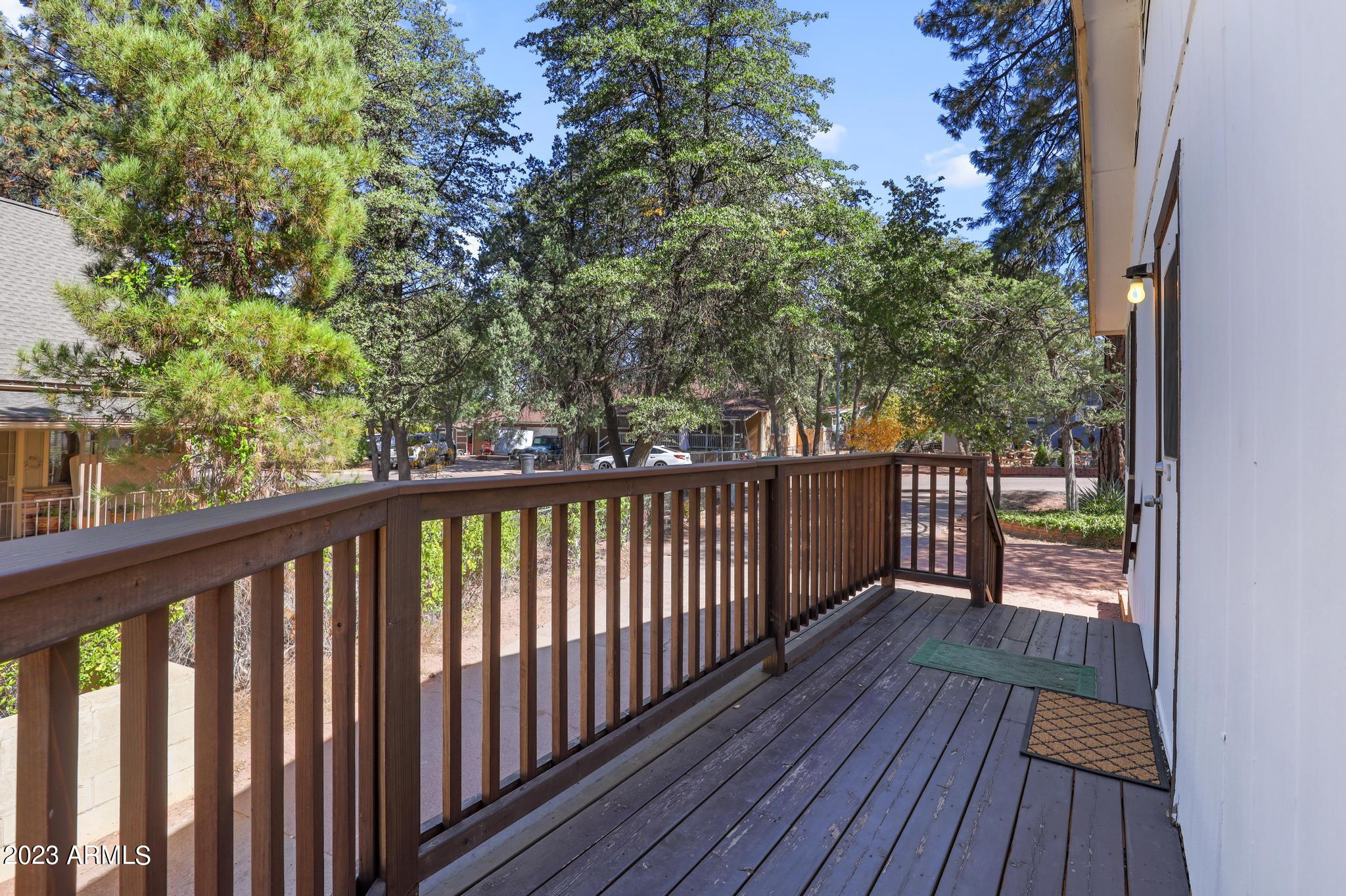 1308 North Matterhorn Road Payson, AZ 85541 - Photo 15 of 23 Side Deck with Driveway Access