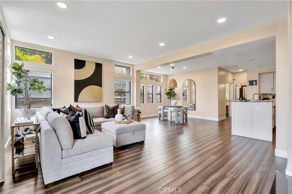 3171 Diamond View Street Corona, CA 92882 - Photo 16 of 49 a living room with furniture and wooden floor