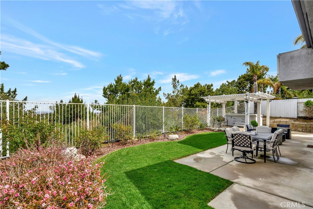 3171 Diamond View Street Corona, CA 92882 - Photo 24 of 49 a garden view with a seating space and garden