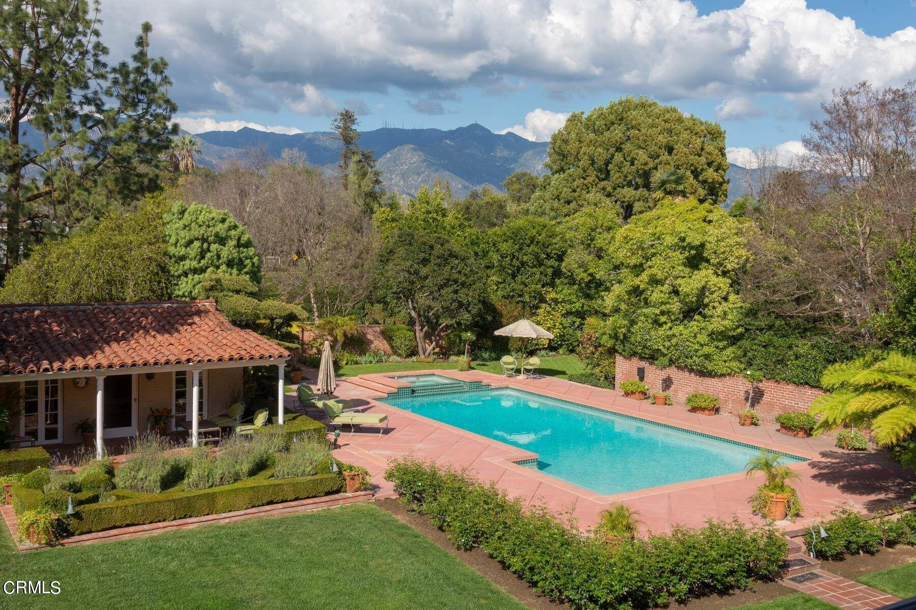 1585 Orlando Road Pasadena, CA 91106 - Photo 30 of 47 a view of a house with a yard