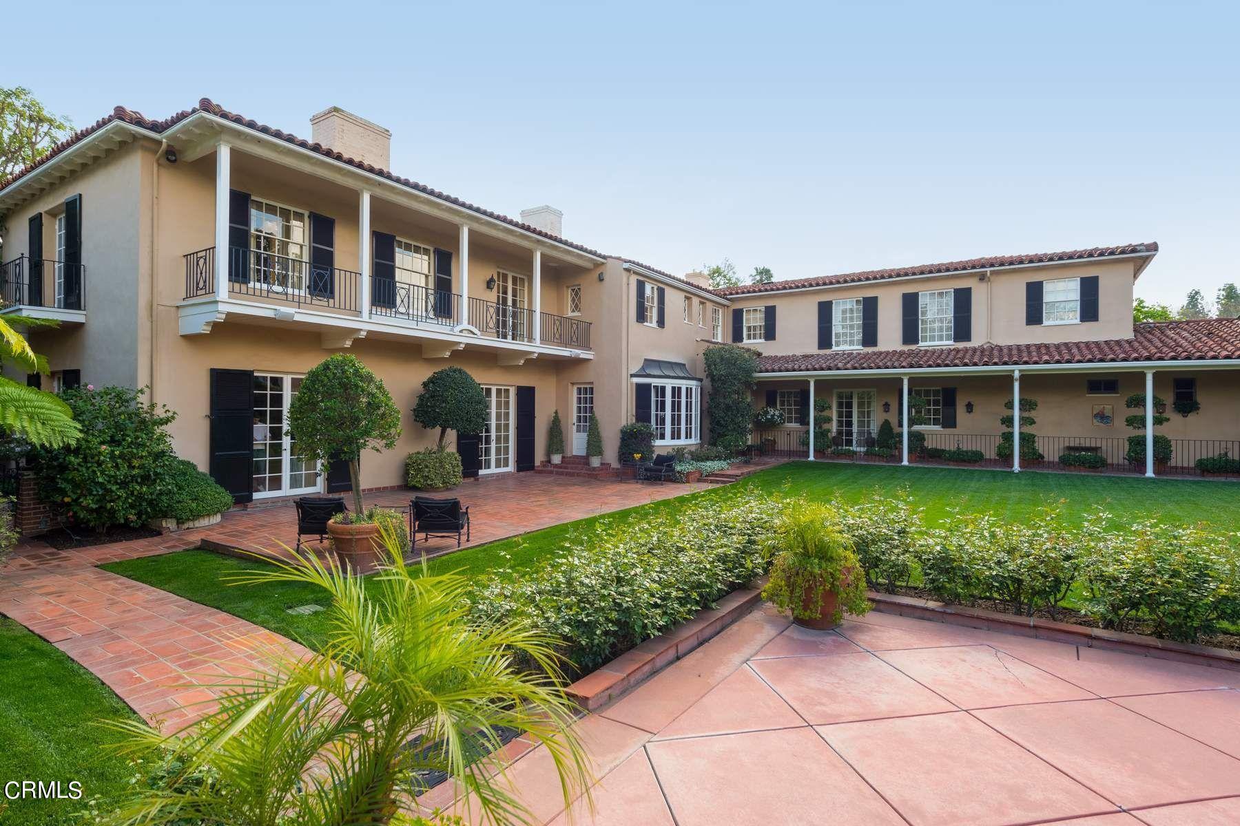 1585 Orlando Road Pasadena, CA 91106 - Photo 32 of 47 a view of a house with a yard