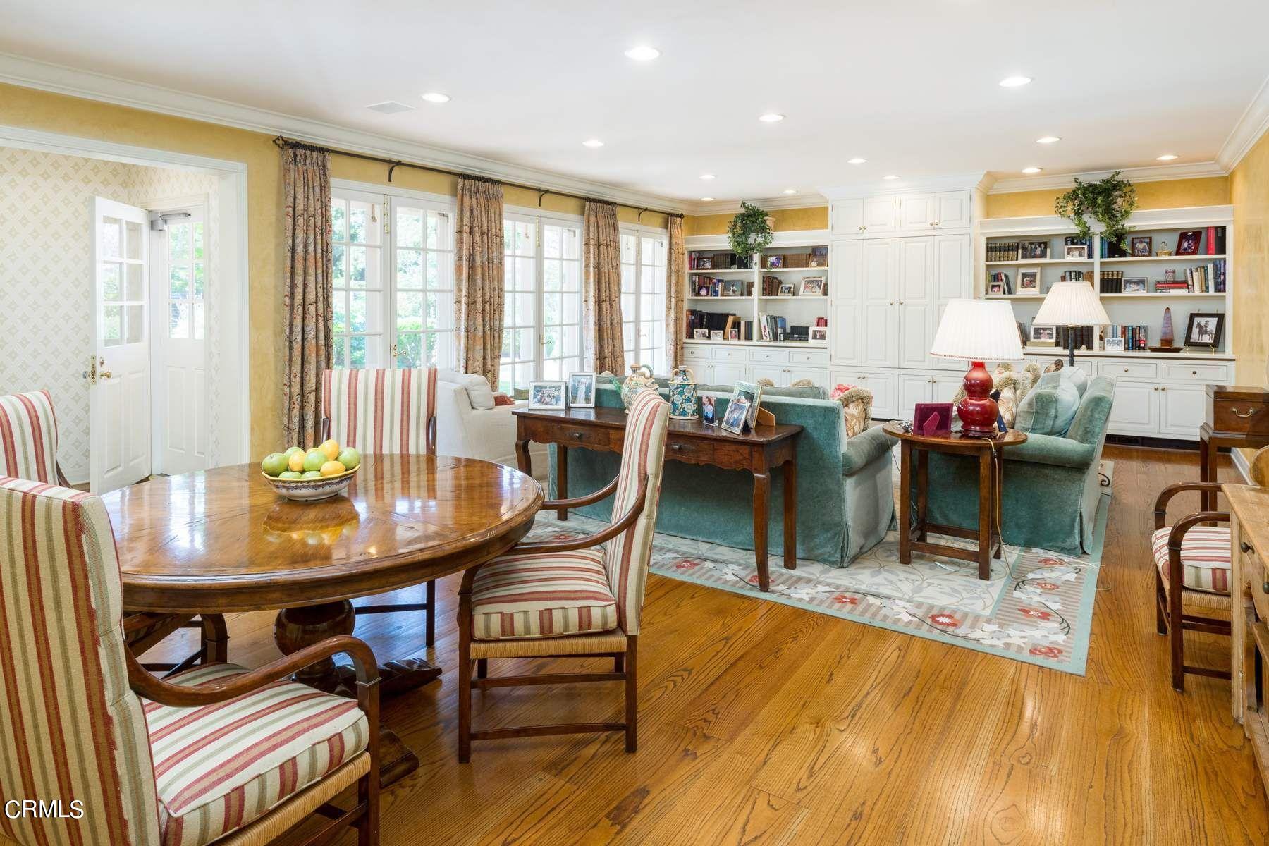 1585 Orlando Road Pasadena, CA 91106 - Photo 8 of 47 a view of a dining room with furniture and wooden floor