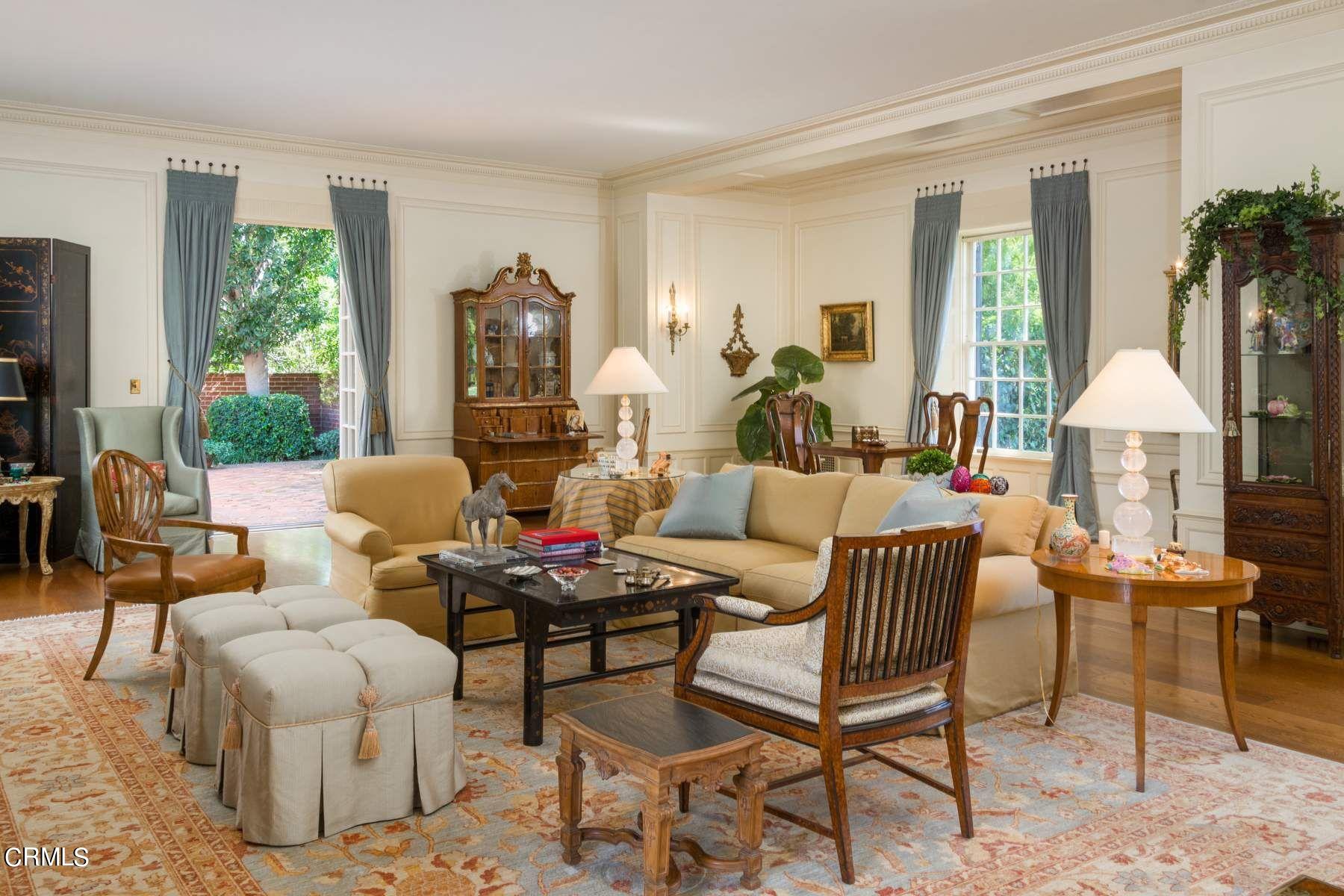 1585 Orlando Road Pasadena, CA 91106 - Photo 10 of 47 a living room with furniture and a large window