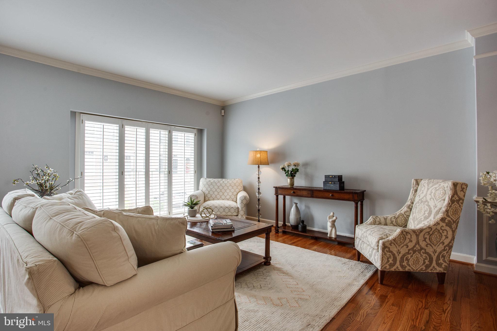 136 Roland Court Southwest Vienna, VA 22180 - Photo 13 of 67 Living Room with window and Plantation Shutters!