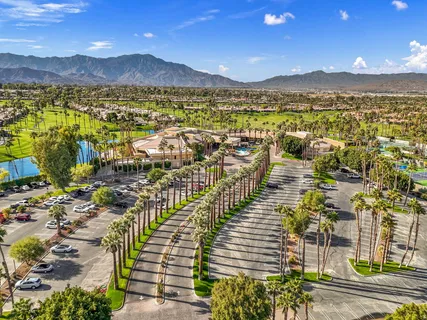 a view of lake and mountain
