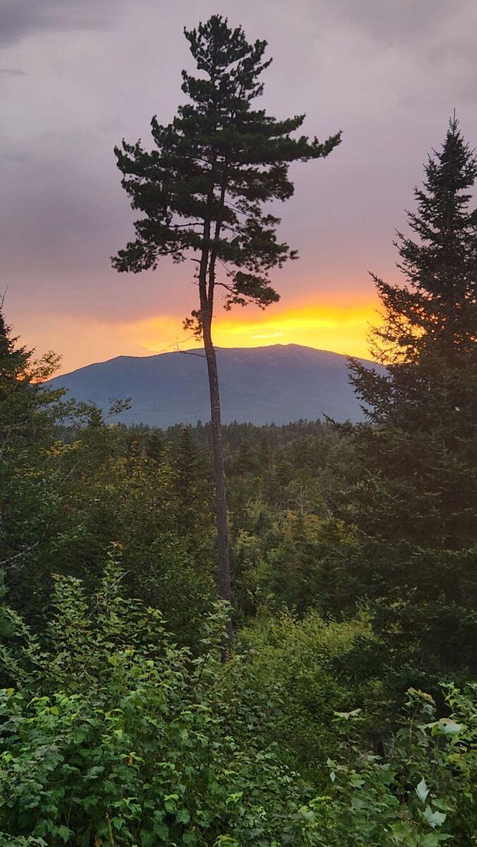 314 Atwood Pond Road Patten, ME 04765 - Photo 67 of 76 Sunset over the mountain...