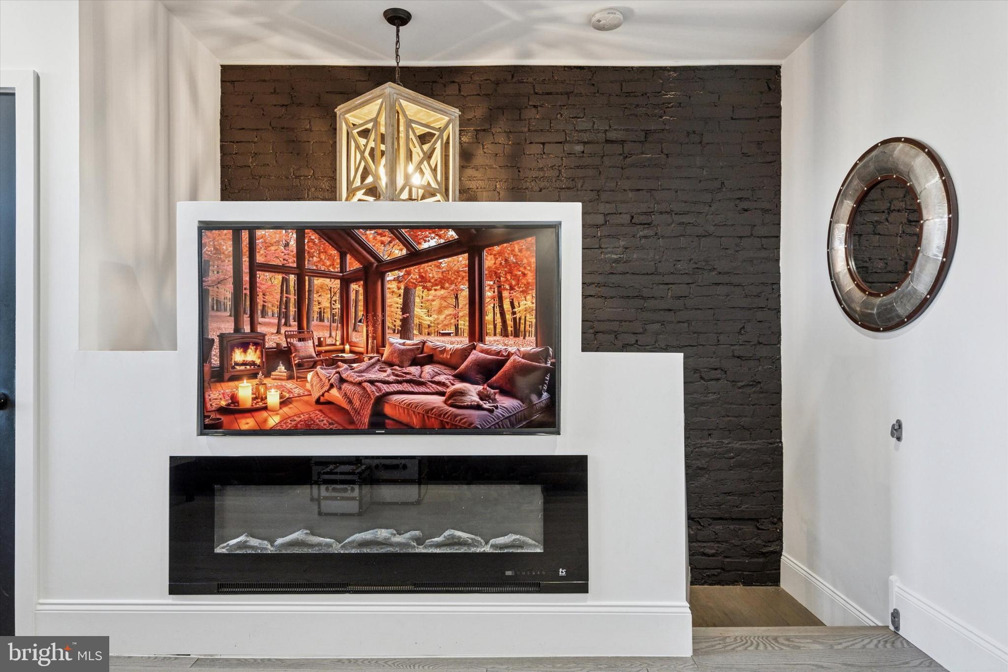 2694 Bridge Street Philadelphia, PA 19137 - Photo 12 of 41 a front view of a fireplace with wooden floor