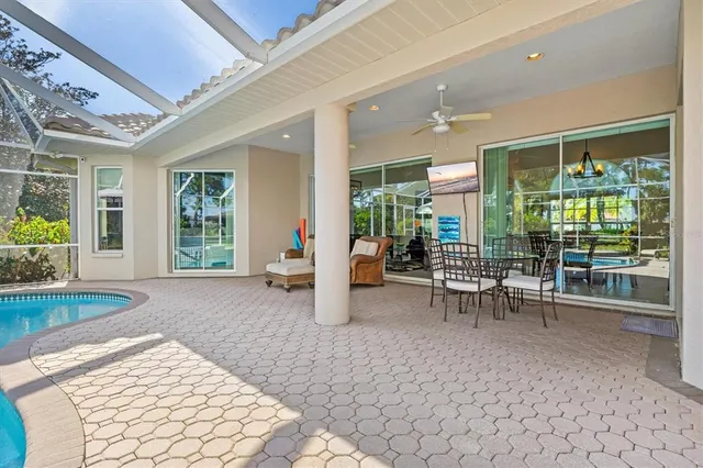 a view of a lake with a mountain