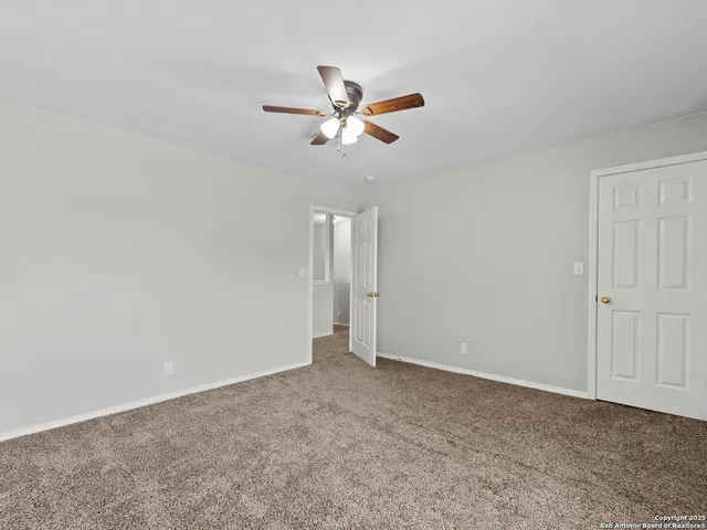 a view of an empty room