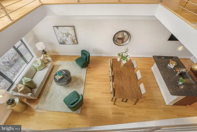 a view of dining table