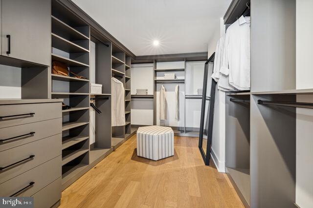 14917 Dispatch Street Rockville, MD 20850 - Photo 24 of 29 a view of walk in closet with empty racks