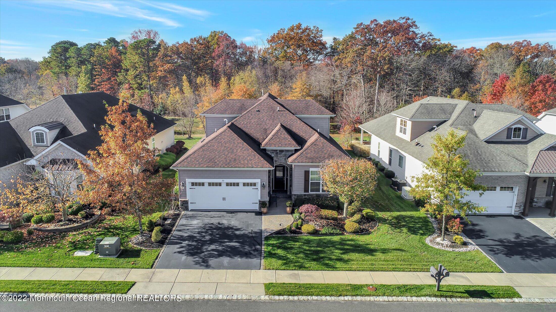 20 East Francesa Court Farmingdale, NJ 07727 - Photo 1 of 78 a aerial view of a house