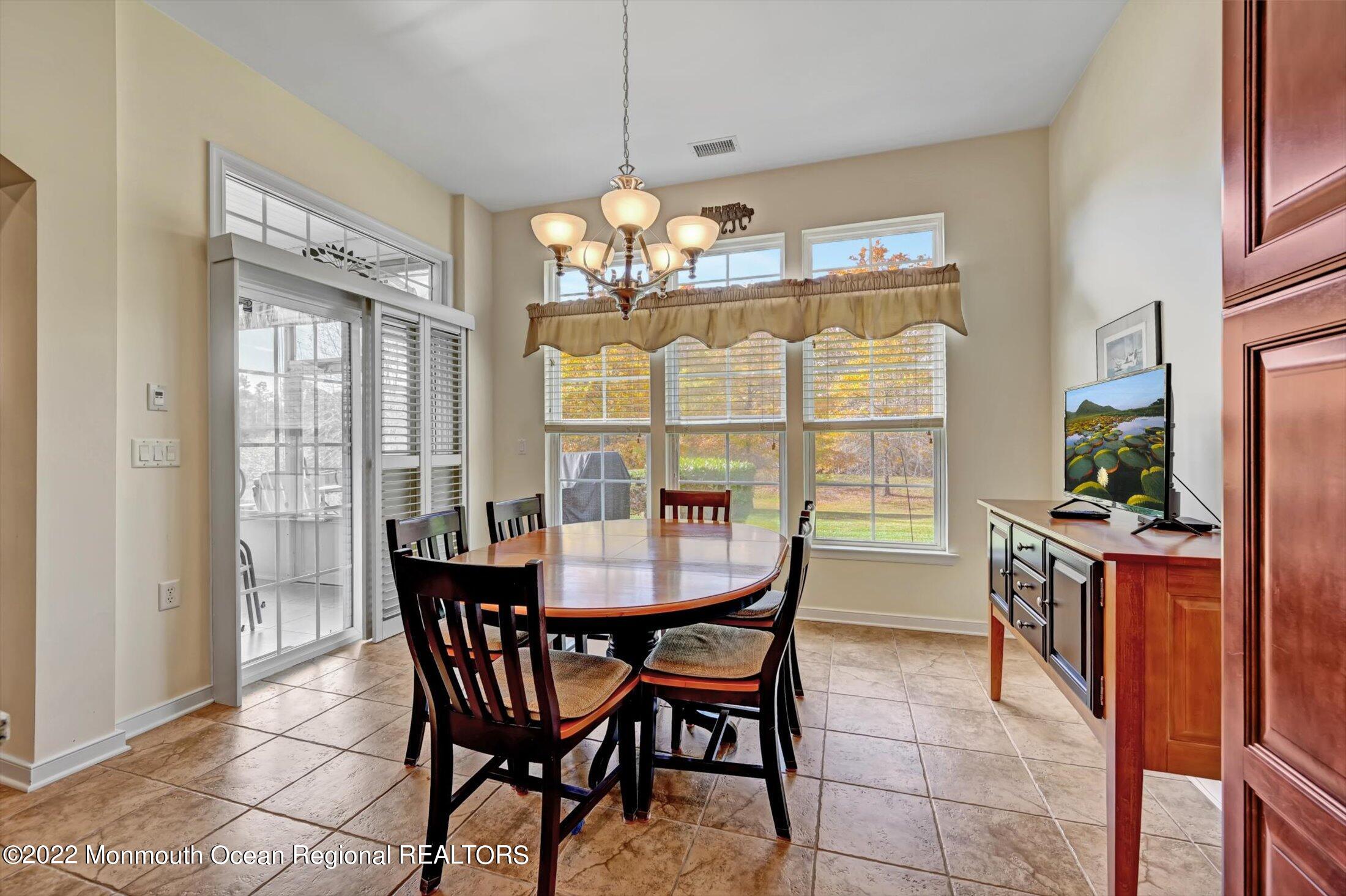 20 East Francesa Court Farmingdale, NJ 07727 - Photo 18 of 78 a view of a dining room with furniture window and outside view