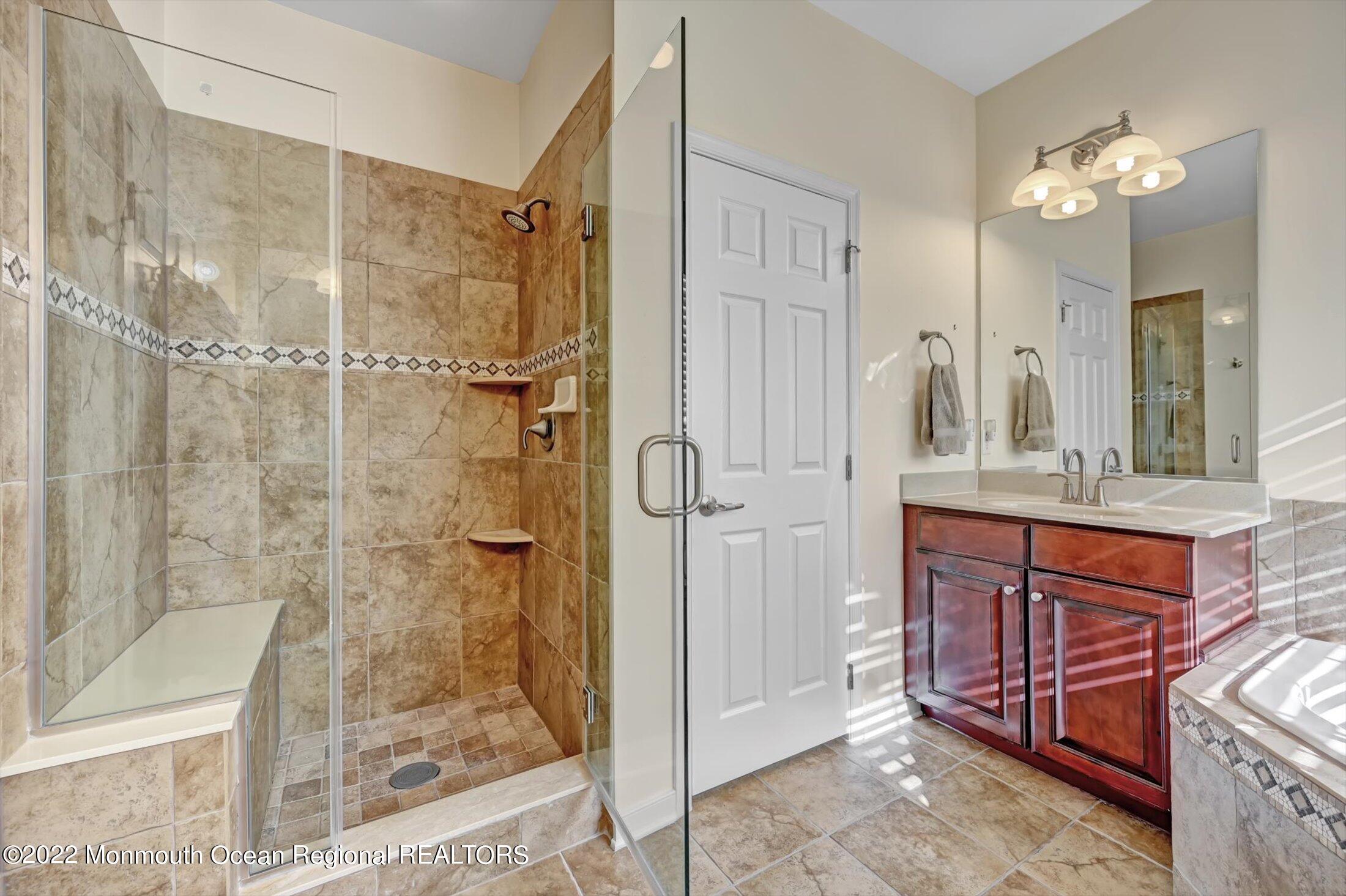 20 East Francesa Court Farmingdale, NJ 07727 - Photo 28 of 78 Master Bath Seated Shower