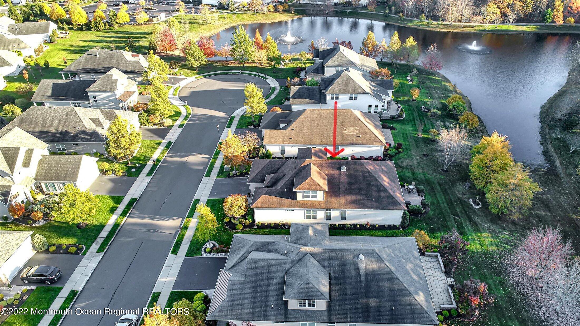 20 East Francesa Court Farmingdale, NJ 07727 - Photo 53 of 78 an aerial view of residential house with outdoor space and swimming pool