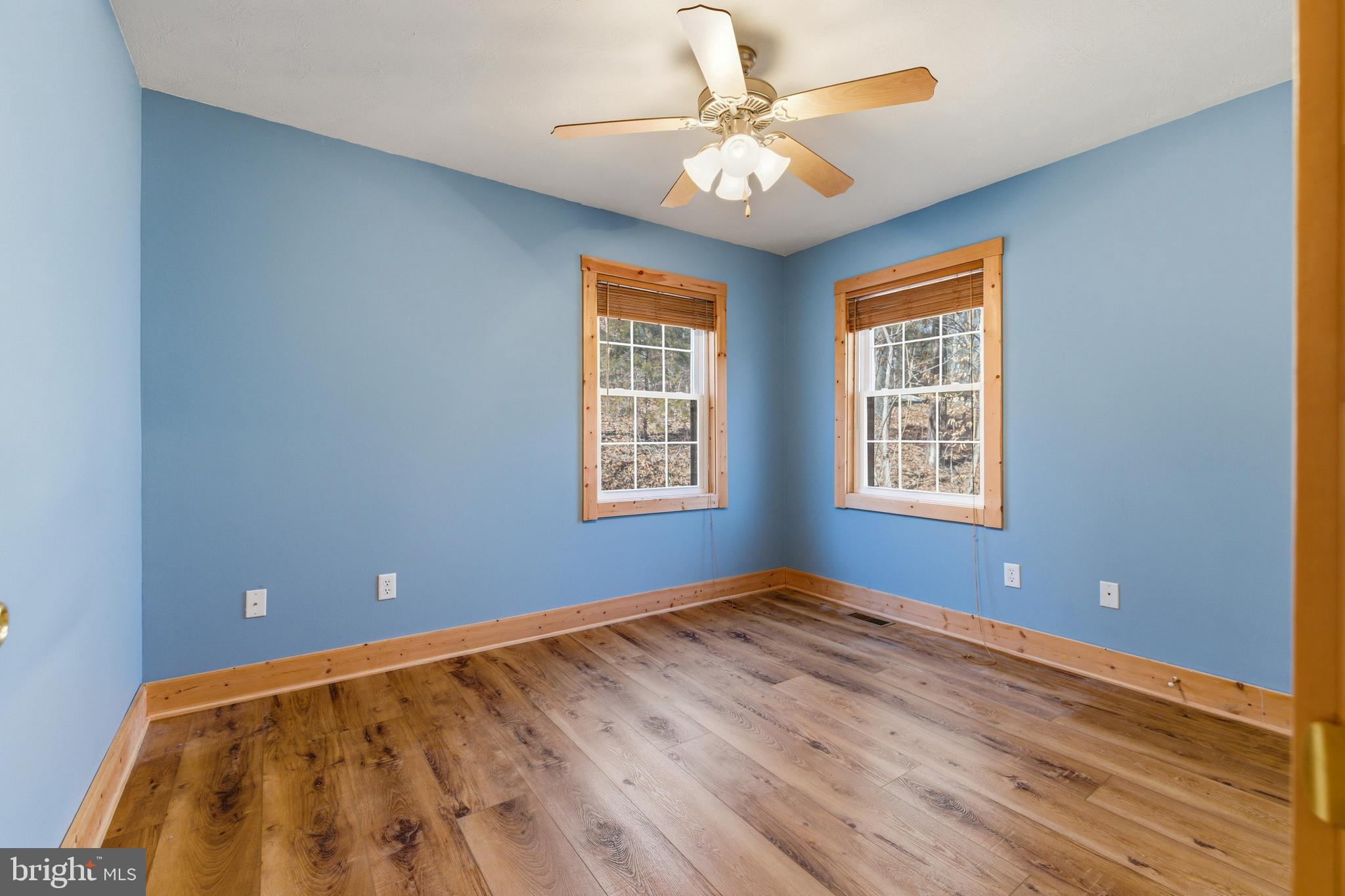 86 Maple Avenue Mount Jackson, VA 22842 - Photo 17 of 49 a view of an empty room with window and chandelier fan
