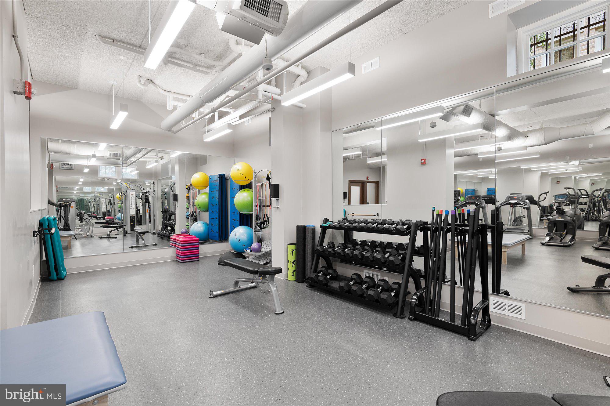 2101 Connecticut Avenue Northwest, Unit A Washington, DC 20009 - Photo 23 of 34 a view of a room with gym equipment