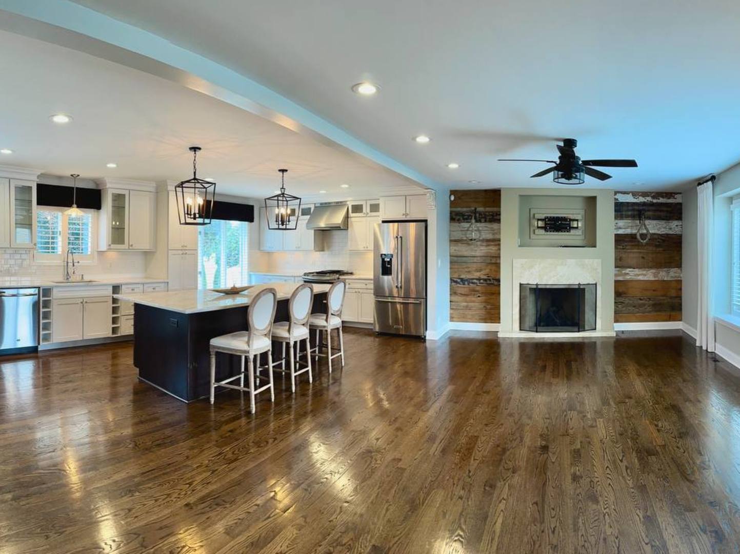 6140 Ruby Street Rosemont, IL 60018 - Photo 4 of 35 a view of kitchen with cabinets and wooden floor
