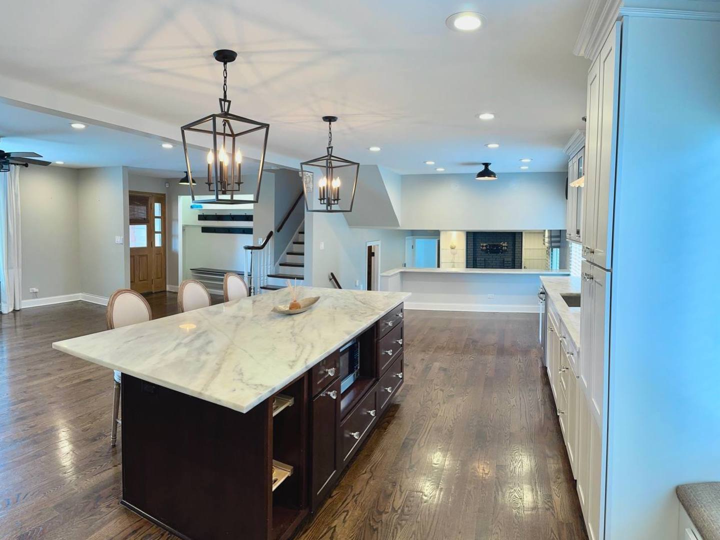 6140 Ruby Street Rosemont, IL 60018 - Photo 6 of 35 a kitchen with stainless steel appliances granite countertop a sink and a refrigerator