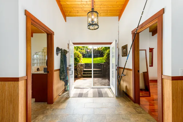 a view of a entryway door