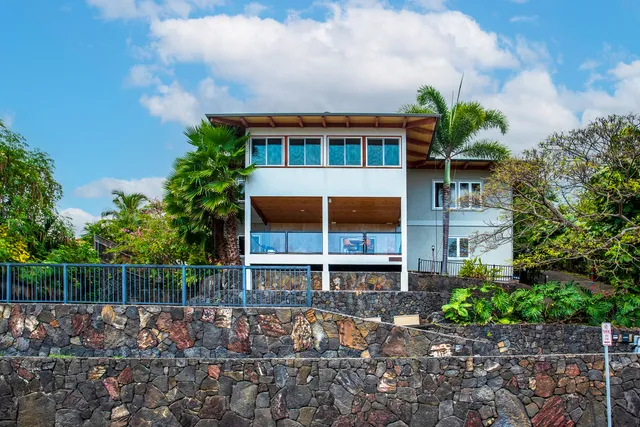 a view of a park with a fountain