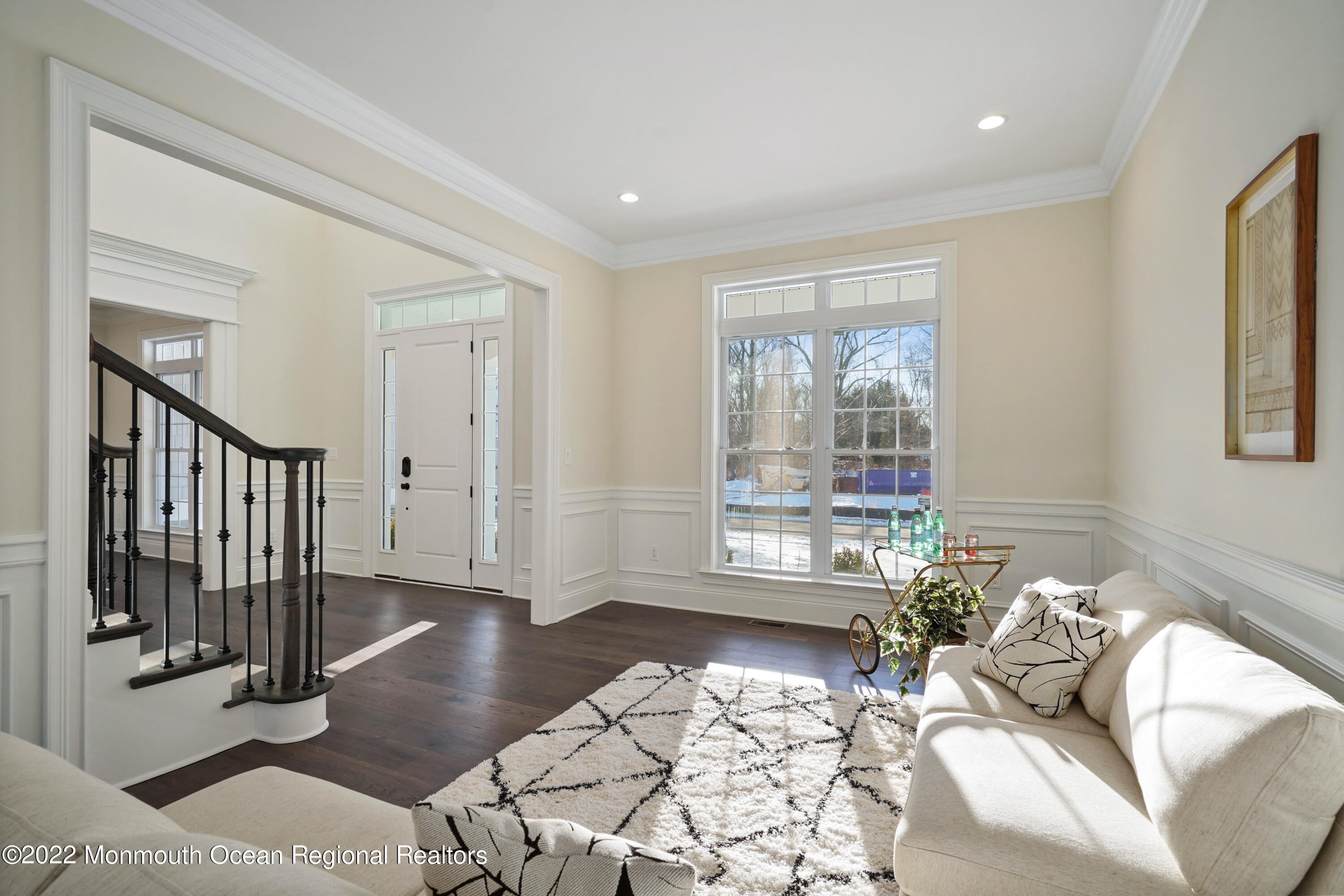 66 Windermere Road Lincroft, NJ 07738 - Photo 12 of 61 a living room with furniture and wooden floor