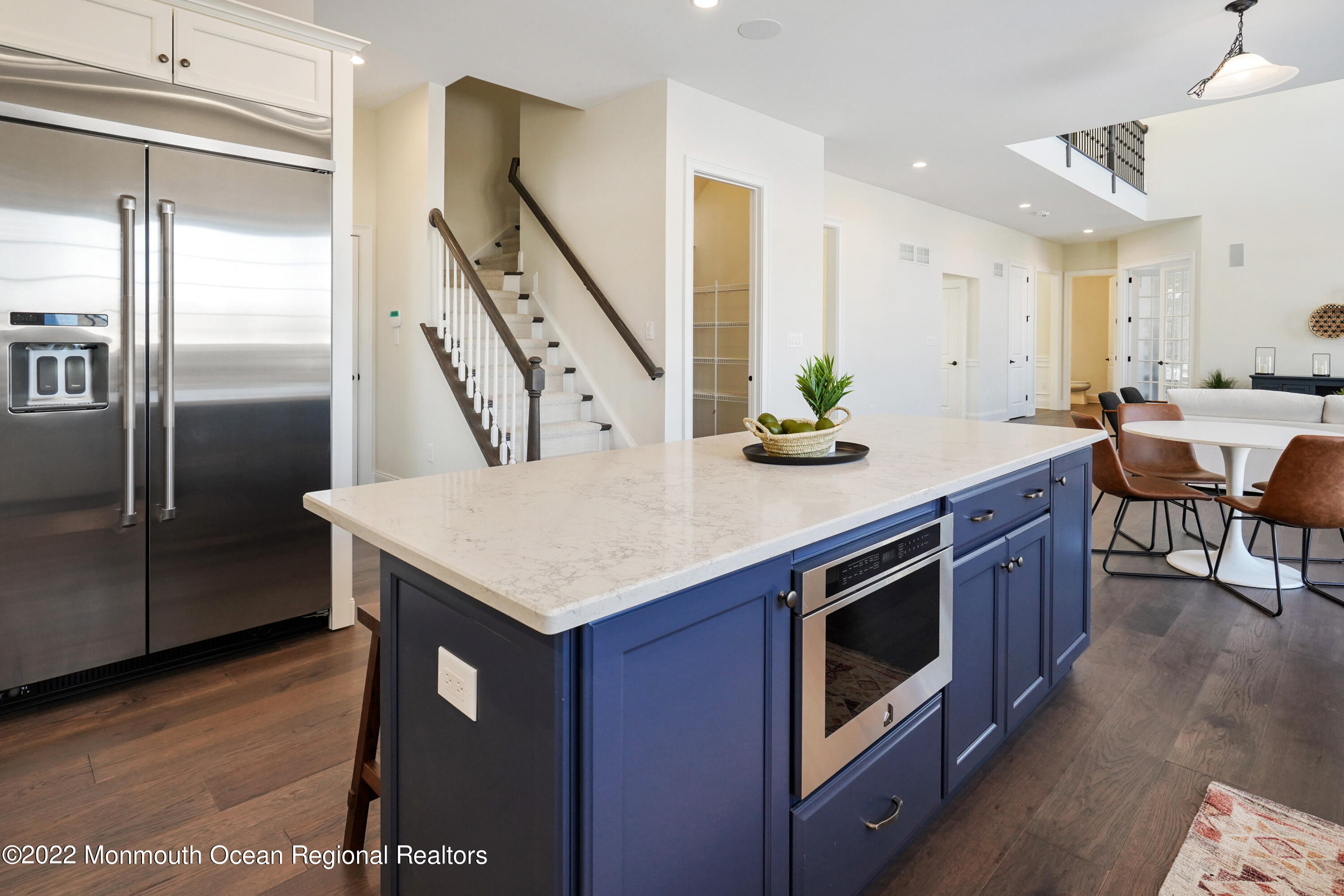 66 Windermere Road Lincroft, NJ 07738 - Photo 19 of 61 a kitchen with stainless steel appliances granite countertop a stove a sink and a refrigerator