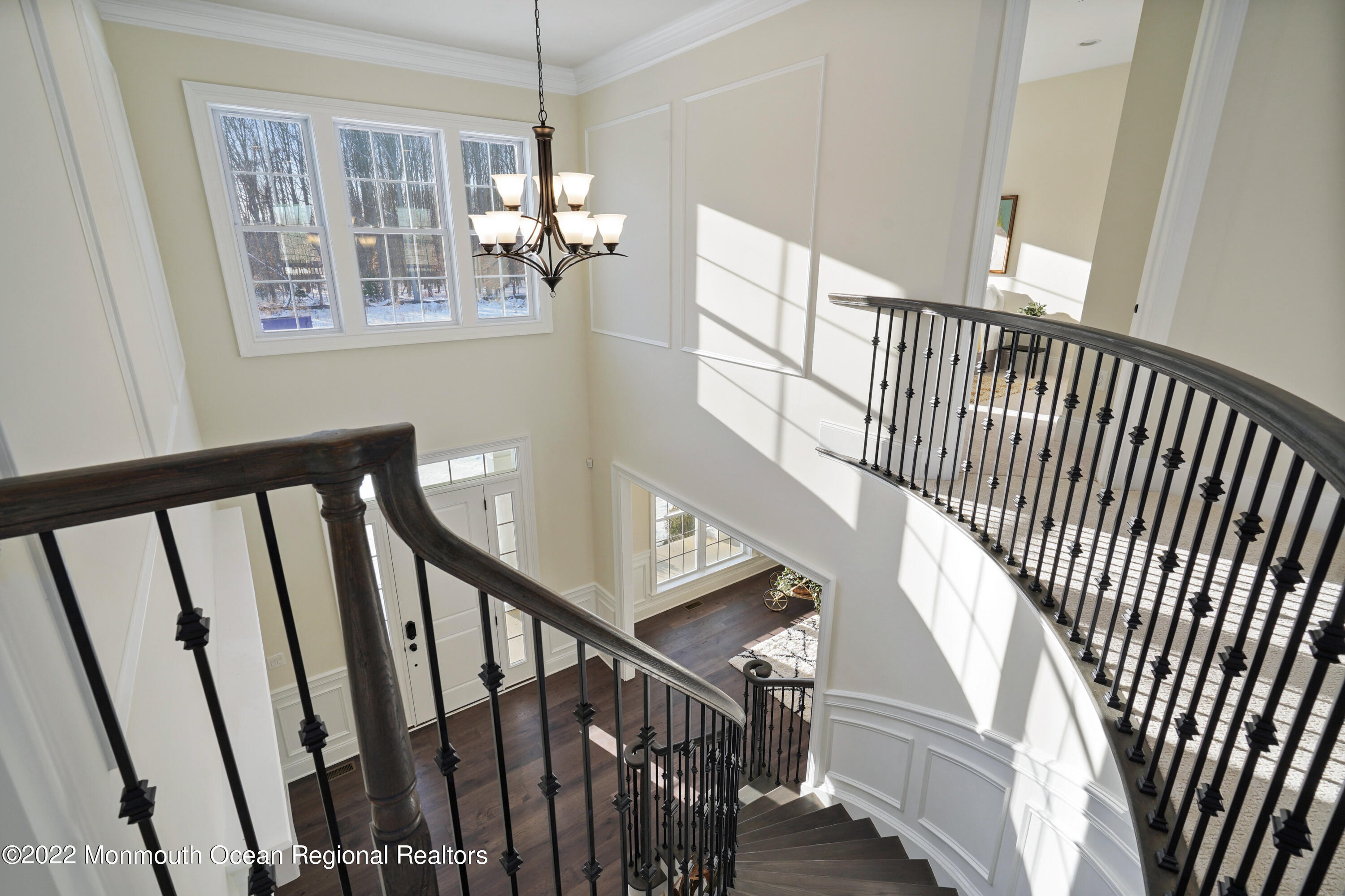 66 Windermere Road Lincroft, NJ 07738 - Photo 28 of 61 Oak Turned Staircase