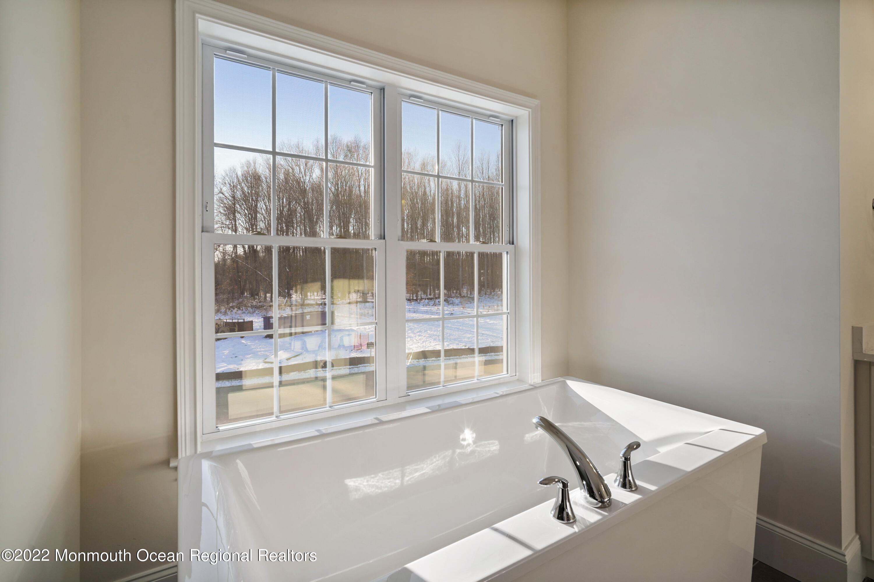 66 Windermere Road Lincroft, NJ 07738 - Photo 40 of 61 a bath tub sitting in a bathroom next to a window