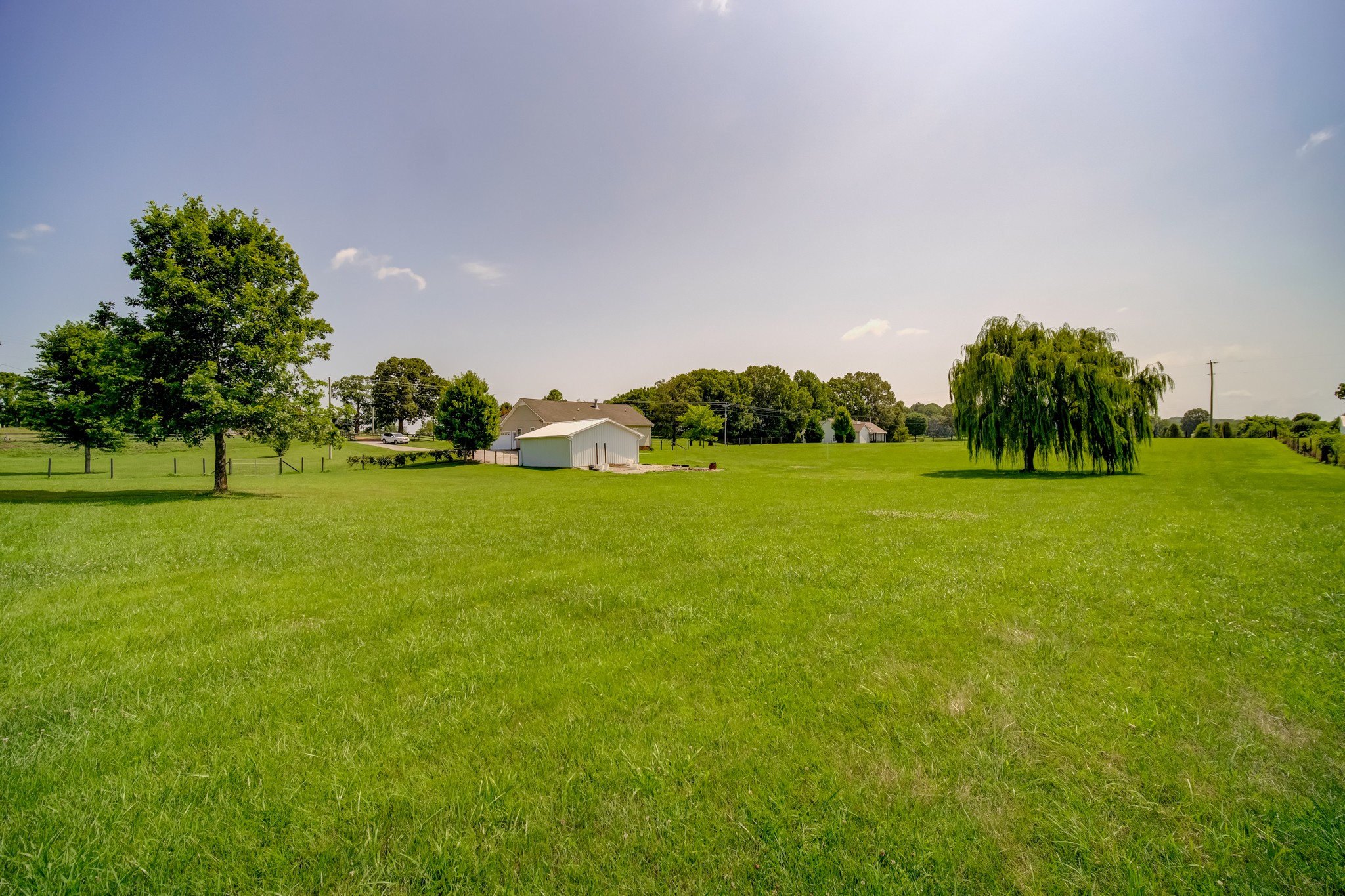 5160 Minnis Road Springfield, TN 37172 - Photo 31 of 31 a view of a green field with plants and trees in the background
