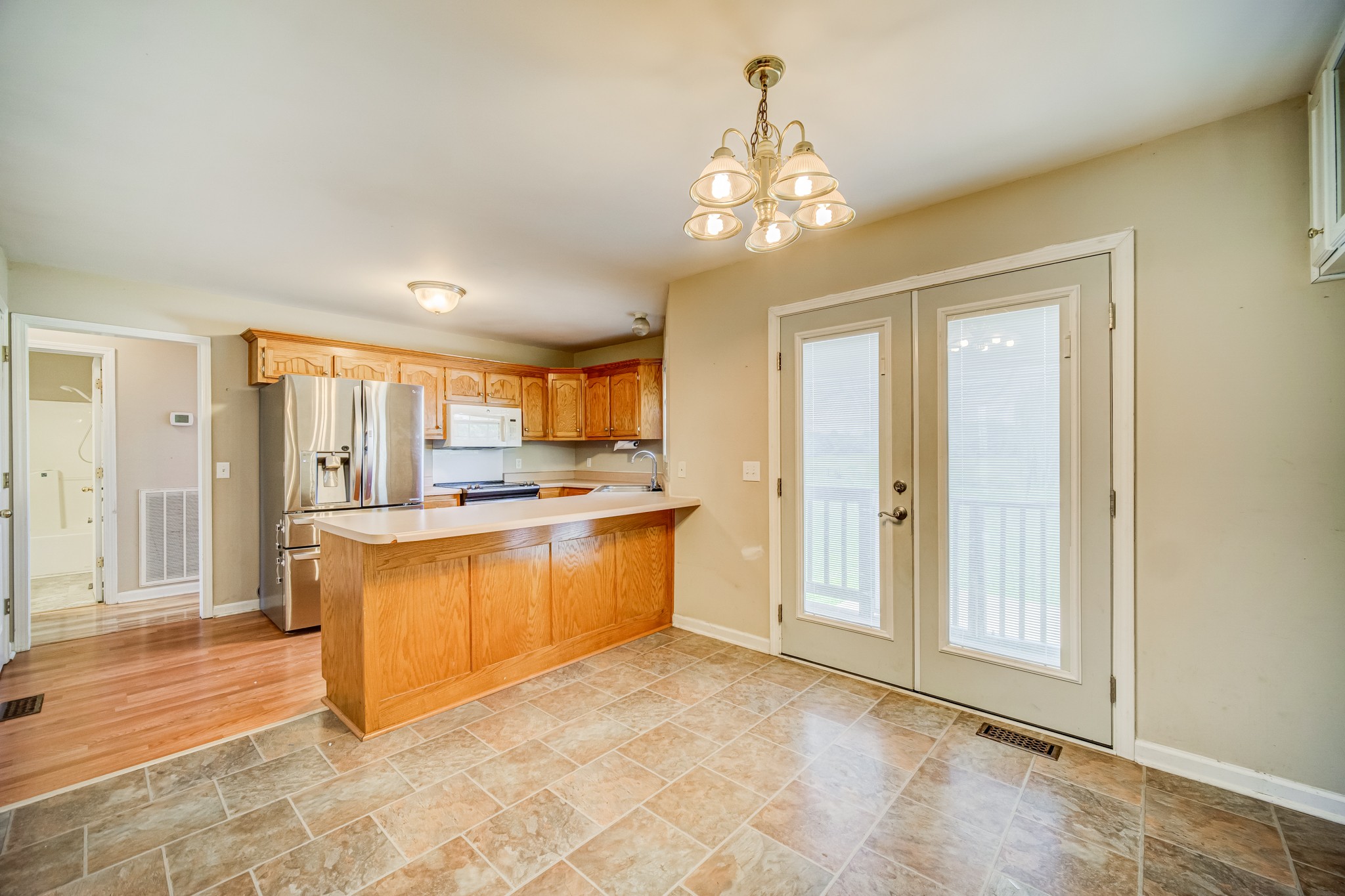 5160 Minnis Road Springfield, TN 37172 - Photo 8 of 31 a view of a kitchen with a sink and cabinet area