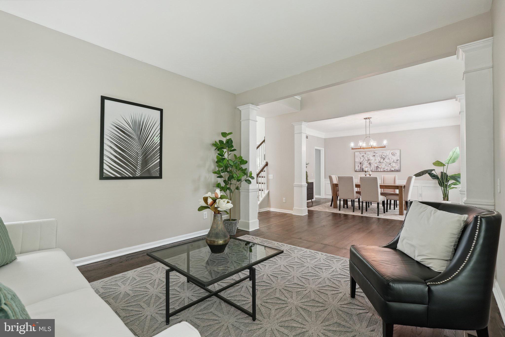 51 Knickerbocker Lane Malvern, PA 19355 - Photo 15 of 57 a living room with furniture and wooden floor