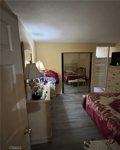 a room with gym equipment