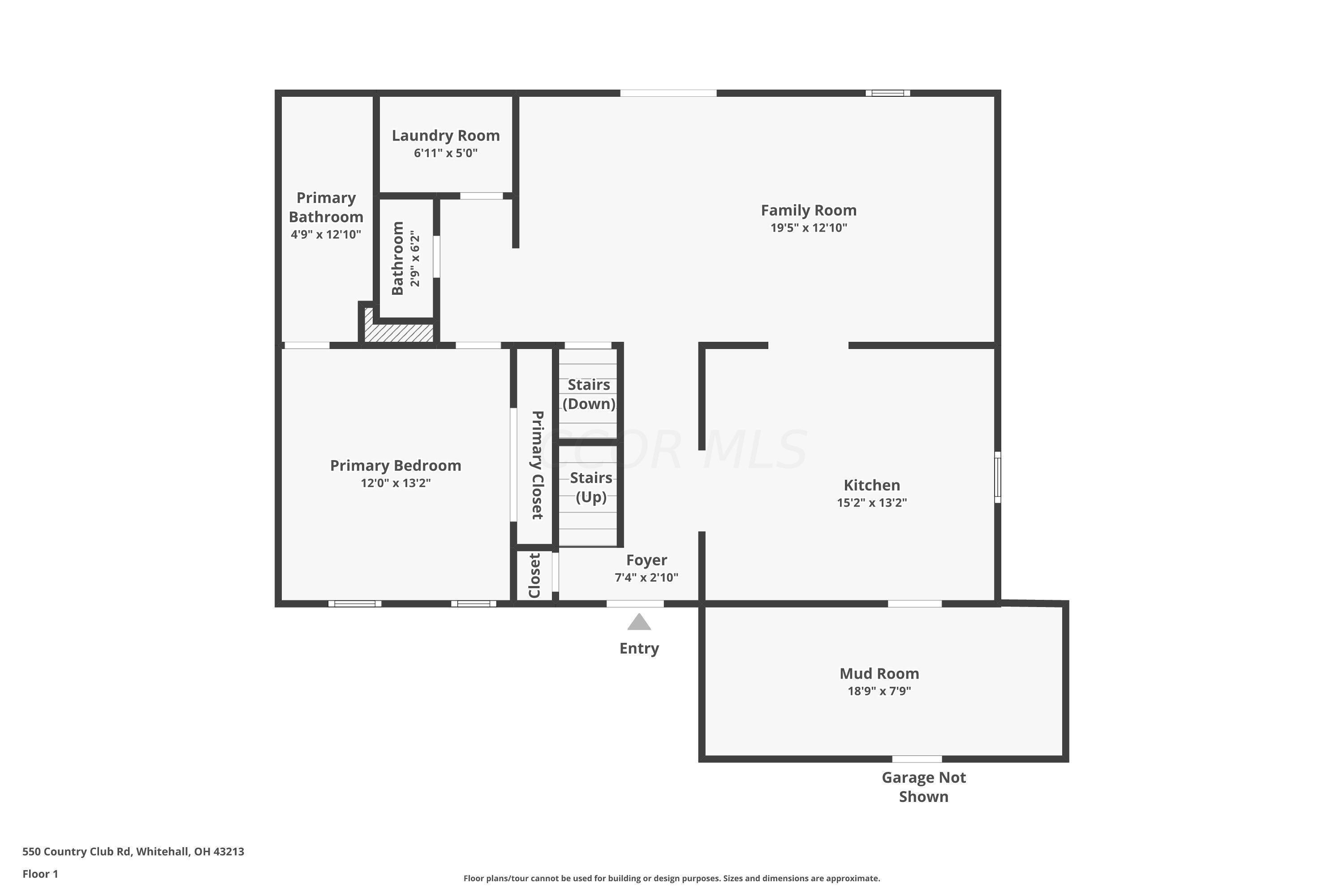 550 Country Club Road Columbus, OH 43213 - Photo 58 of 60 Entry level floorplan