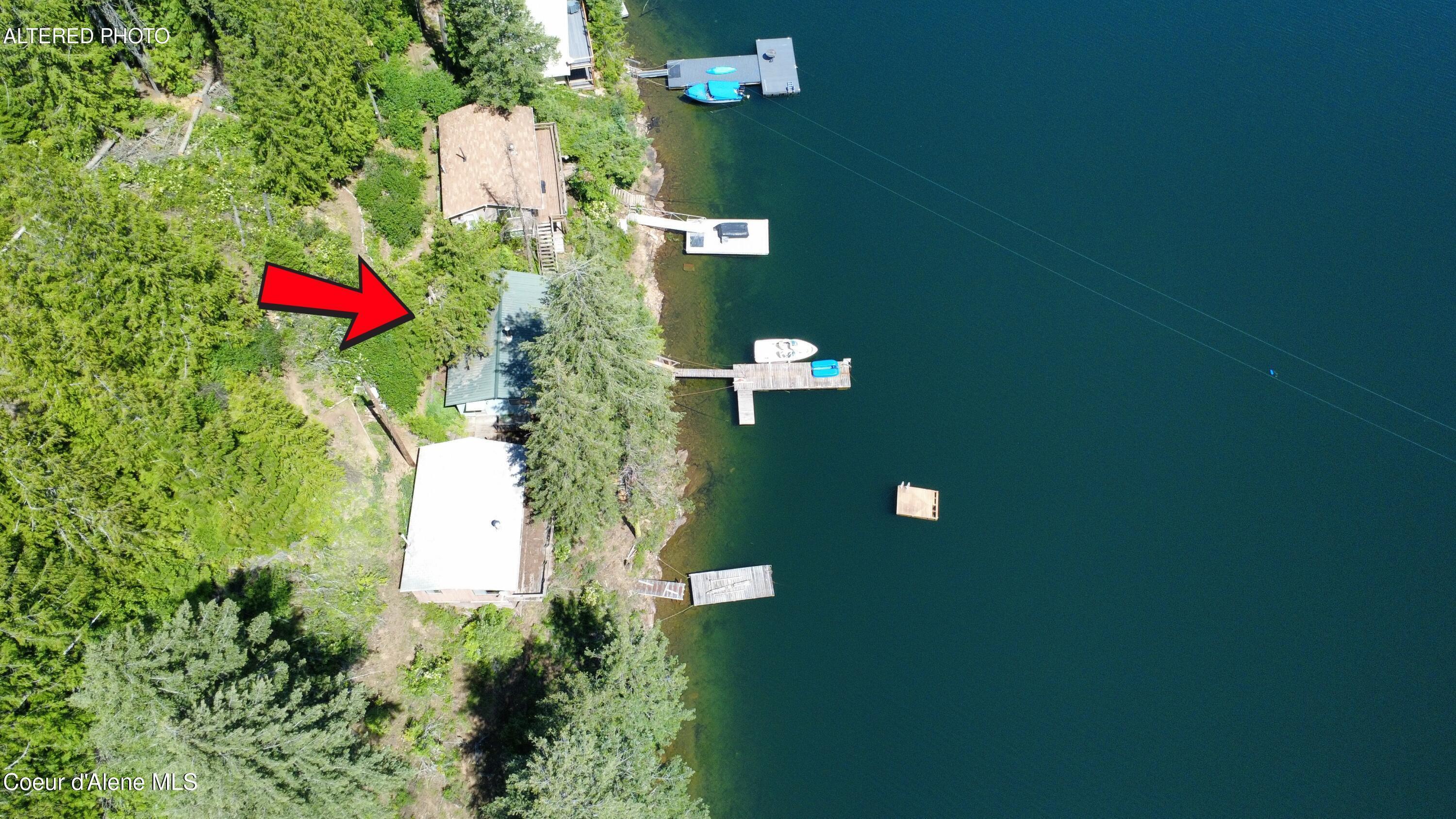 15902 West Spirit Lake Road Spirit Lake, ID 83869 - Photo 25 of 35 Aerial of Home EDIT