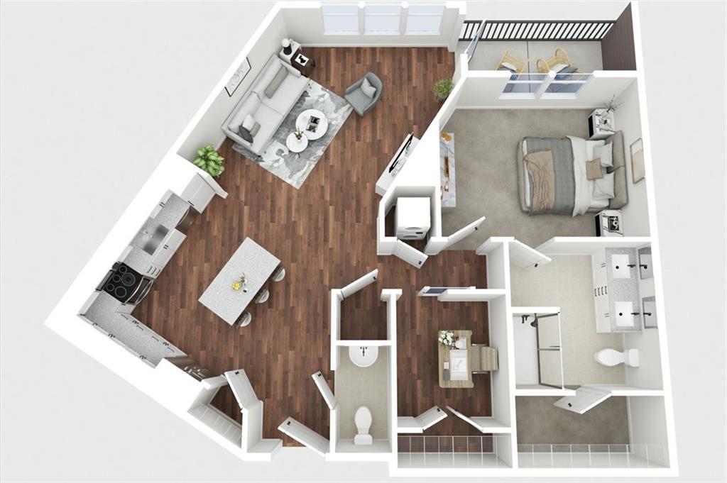 2648 Sandy Plains Road, Unit 420 Marietta, GA 30062 - Photo 26 of 37 an aerial view of a house