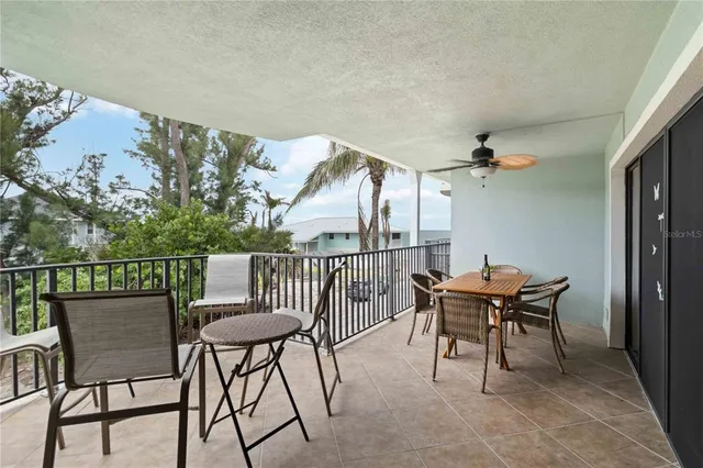 a view of a city and ocean view