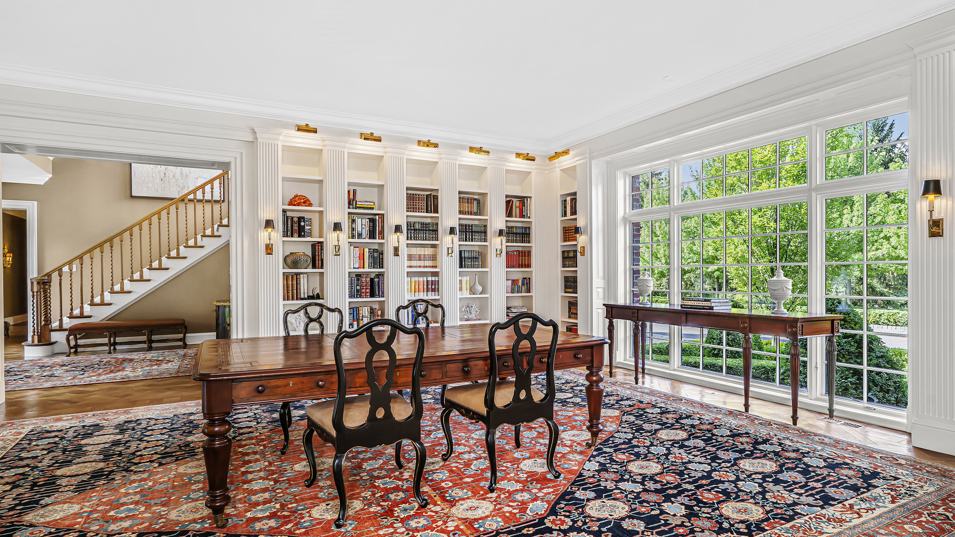 37 Woodley Road Winnetka, IL 60093 - Photo 23 of 66 a view of a dining room with furniture window and outside view