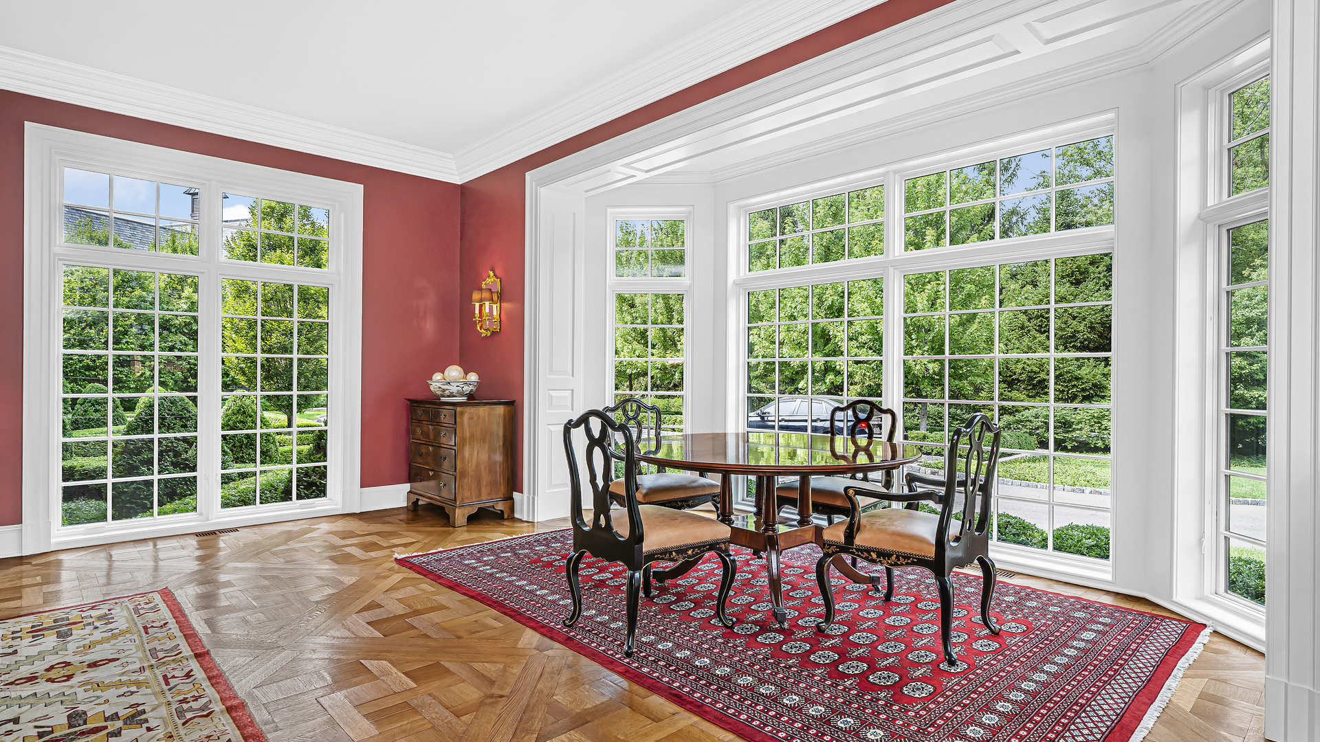37 Woodley Road Winnetka, IL 60093 - Photo 26 of 66 a view of a dining room with furniture window and wooden floor
