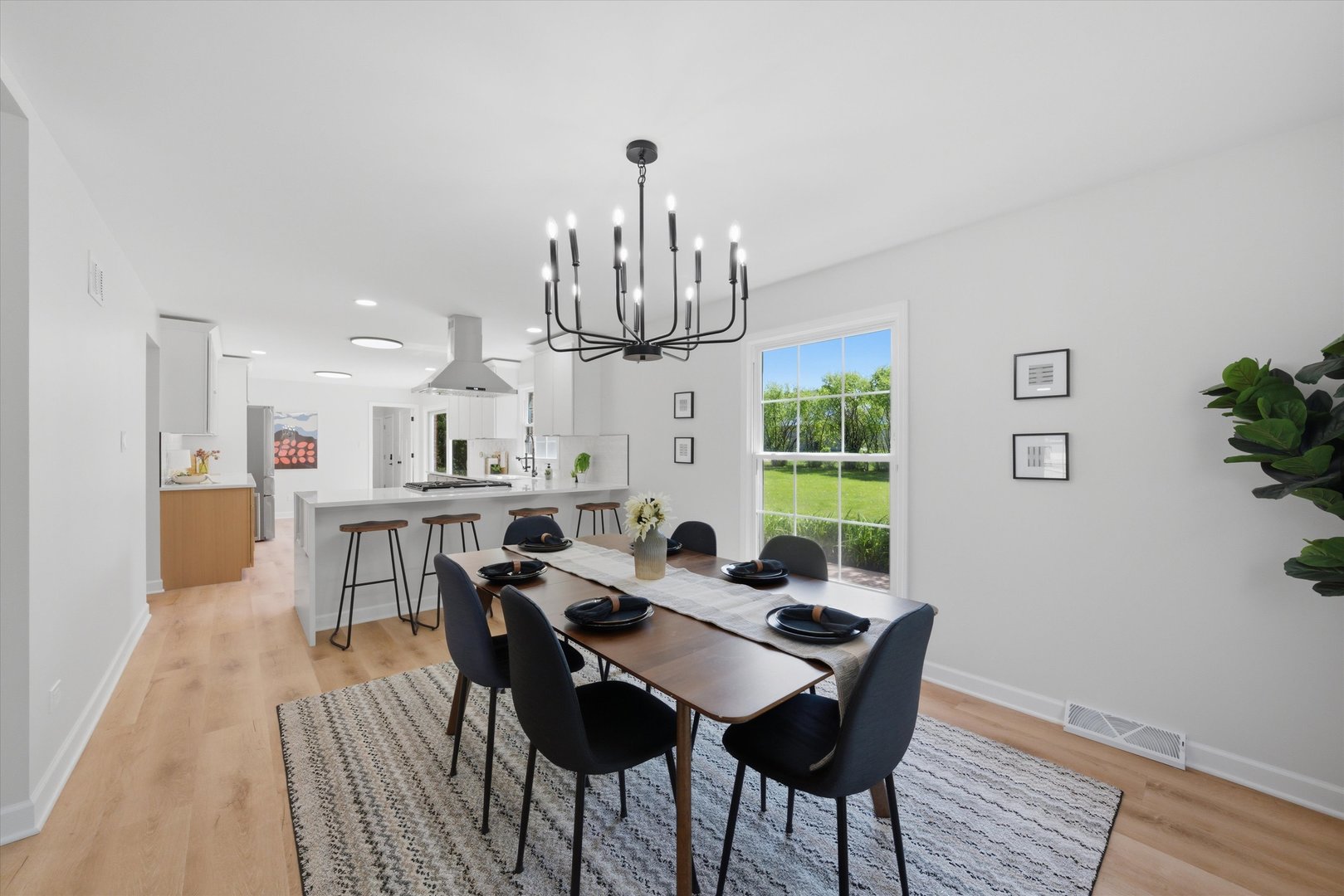 2932 Polly Lane Flossmoor, IL 60422 - Photo 19 of 53 a view of a dining room with furniture window and wooden floor